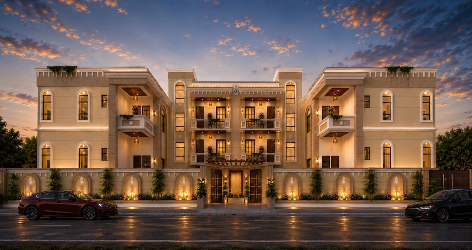 Architectural view of Al Reef Homes